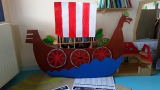 Drakkar en carton - Divers - 10doigts.fr