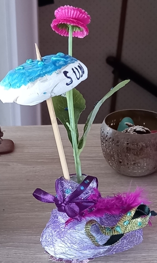 Vase princesse fleur - 10doigts.fr