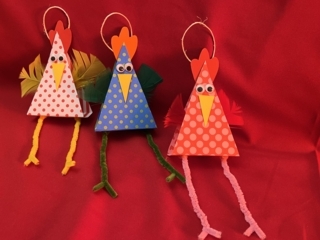 Poules rigolotes - 10doigts.fr