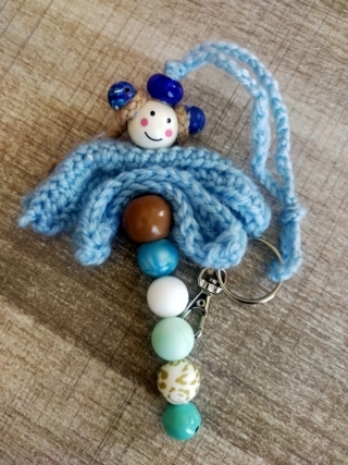 Porte clefs libellule - 10doigts.fr