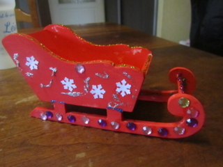 traineau du pere noel - Pâques, Noël - 10doigts.fr