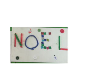 Ecrire le mot NOËL - Pâques, Noël - 10doigts.fr