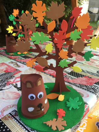 L’arbre et l’écureuil de Ninon - Créations d'enfant - 10doigts.fr