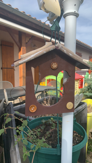 maison pour les oiseaux - Créations d'enfant - 10doigts.fr