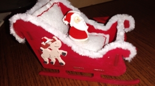 Traîneau du père Noël - Pâques, Noël - 10doigts.fr