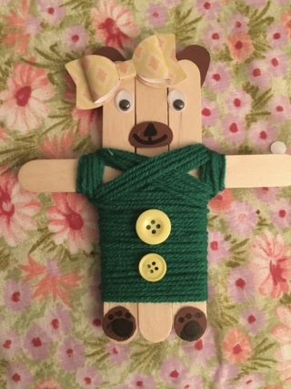 magnet ourson - Créations d'enfant - 10doigts.fr