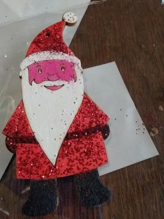 Décos - père Noël - Déco du bois - 10doigts.fr