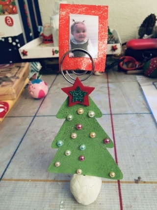 sapin de table - Créations d'enfant - 10doigts.fr