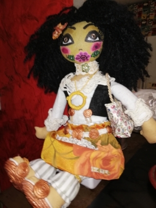 LAYLA - Poupée BIFFON - Couture, point de croix... - 10doigts.fr