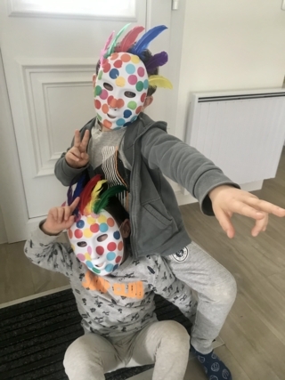 Masque pour le carnaval - Masques - 10doigts.fr