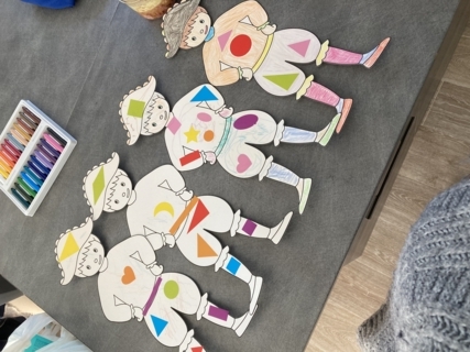 Arlequins - Créations d'enfant - 10doigts.fr