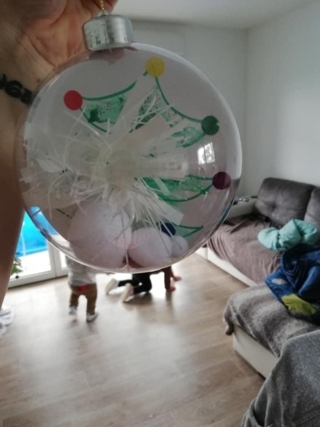 Boule de Noël - Pâques, Noël - 10doigts.fr