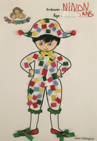 un arlequin - Divers - 10doigts.fr