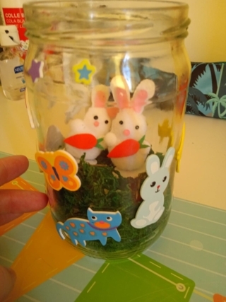 création de pot pour la décoration de pâque voici celui de ma fille - Pâques, Noël - 10doigts.fr