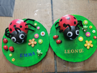 Coccinelles et fleurs - Pâques, Noël - 10doigts.fr