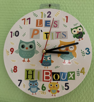 Horloge en carton - Divers - 10doigts.fr