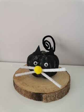 Halloween 2021 chat noir - Créations d'enfant - 10doigts.fr