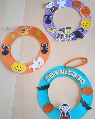 Couronne d'halloween - Dessin - 10doigts.fr