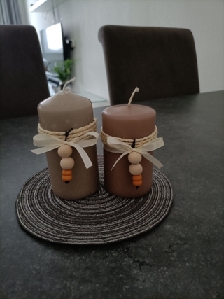 Décoration de bougie - Bougies - 10doigts.fr