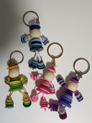 Porte clé - Perles, bracelets, colliers - 10doigts.fr