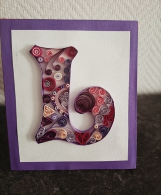 Quilling lettre - Quilling - 10doigts.fr
