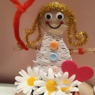 Création d'une petite fille pour la saint valentin - Divers - 10doigts.fr
