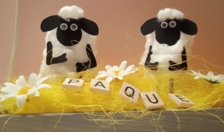 Petit Mouton en rouleau papier toilette - Divers - 10doigts.fr