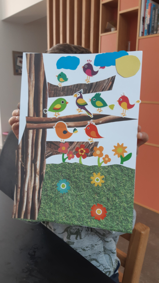 Collage de printemps - 10doigts.fr