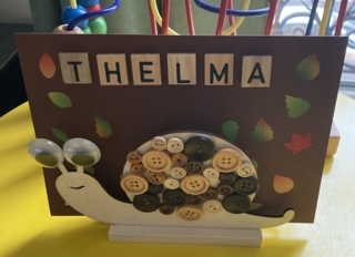 Escargot d’automne - 10doigts.fr