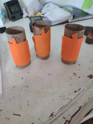 Citrouilles paillettes - 10doigts.fr