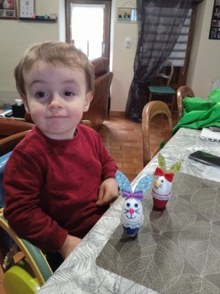 Petits lapins de Pâques - 10doigts.fr