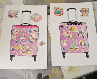 Valise de voyage - 10doigts.fr