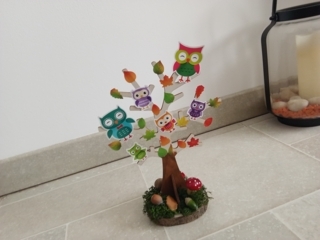 Mon arbre à hiboux - 10doigts.fr