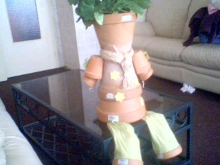 personnage pot de terre cuite - Divers - 10doigts.fr