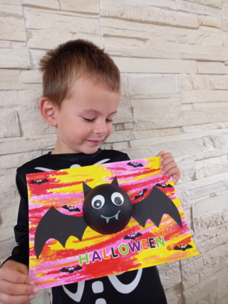 Tableau chauve-souris 3D - 10doigts.fr