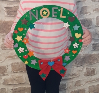 Couronne de Noël - 10doigts.fr