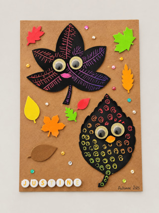 Feuille d automne - 10doigts.fr