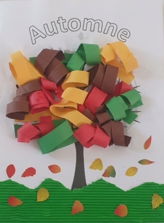 Arbre d'automne - 10doigts.fr