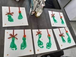 TABLEAU EMPREINTE NOEL - 10doigts.fr