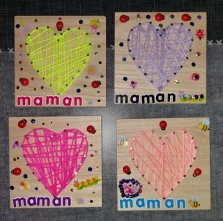 Cœur fête des mères - 10doigts.fr