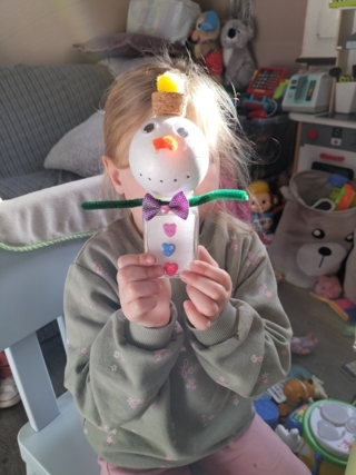 Bonhomme de neige - 10doigts.fr