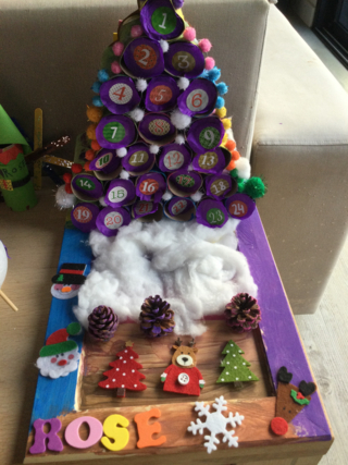 Calendrier de Noël Sapin - 10doigts.fr