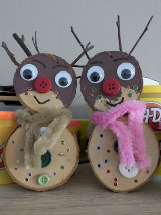 Rennes de Noël - 10doigts.fr