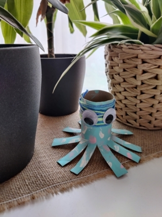 Pieuvre d'été - 10doigts.fr