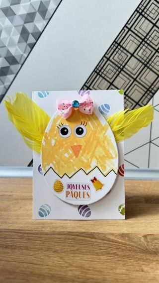 Petits tableaux poussins de Pâques - 10doigts.fr