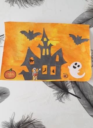 Maison hanté d'Halloween - 10doigts.fr