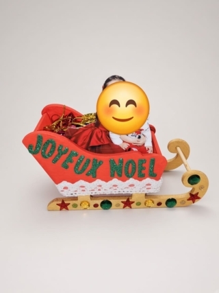 Traineau de noël - 10doigts.fr