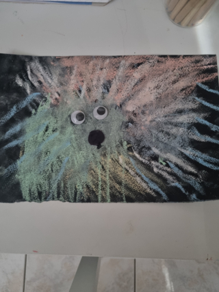 Monstre a la craie - 10doigts.fr