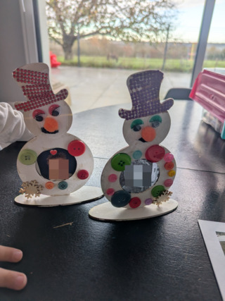 Bonhomme de neige photo - 10doigts.fr