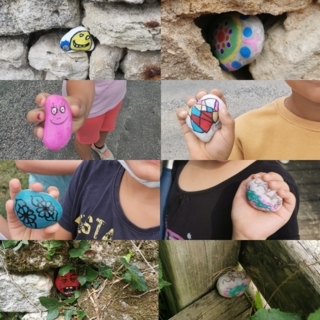 Galets à cacher - 10doigts.fr